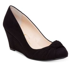 Siennah Knotted Wedge Pumps